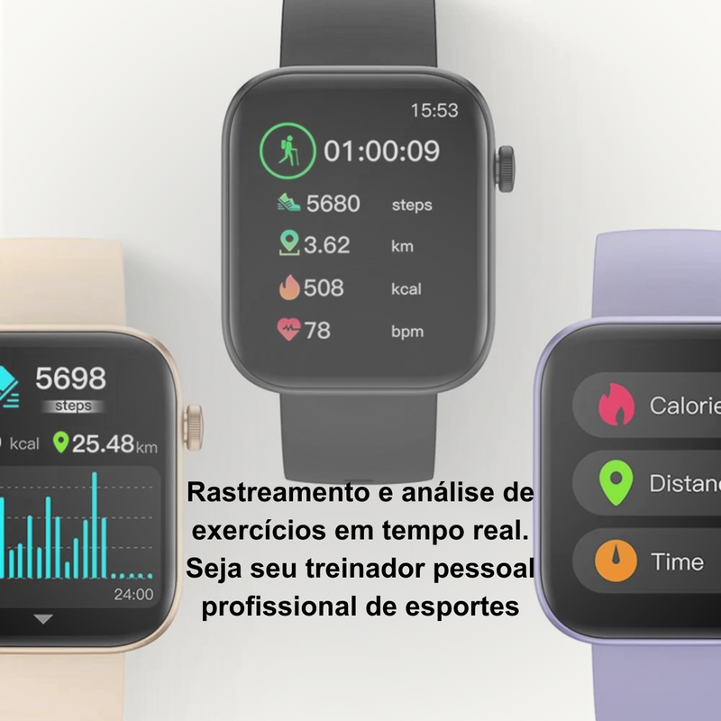 COLMI P71  Smartwatch com Chamadas por Voz - IP68 - Notificações Inteligentes -  Resistente à água