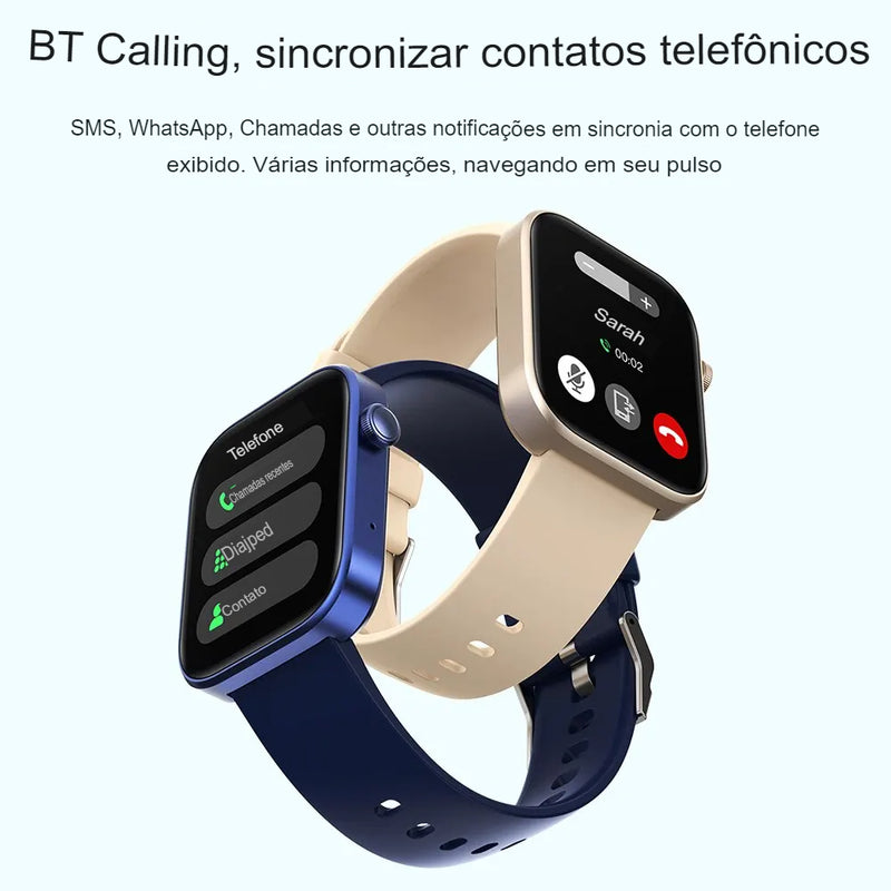 COLMI P71  Smartwatch com Chamadas por Voz - IP68 - Notificações Inteligentes -  Resistente à água