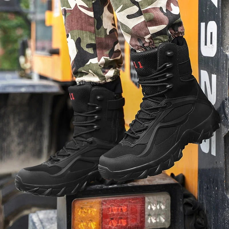 Bota Militar Tática Masculina Qawal