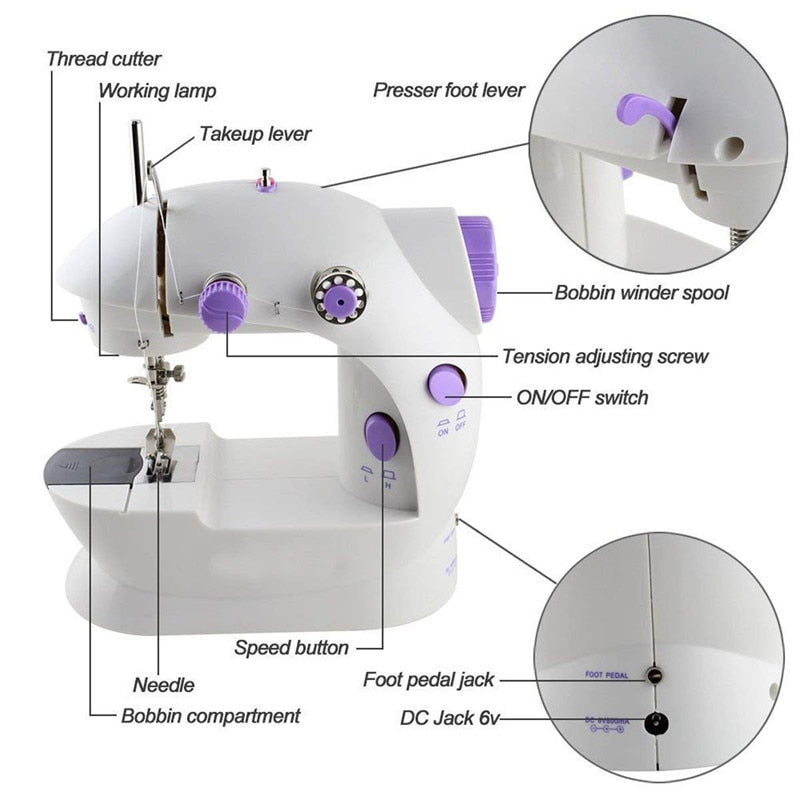 SEWING MACHINE -Mini Maquina de Costura Portátil