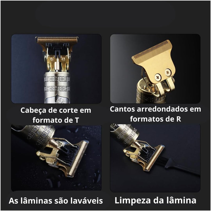 Máquina De Cortar Cabelo Acabamento Profissional - Sem Fio