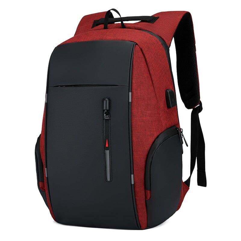 Mochila Masculina Casual para Notebook Mochila Notebook - Bolsas 001 Falco Vermelho 